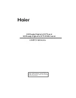 Haier LT15R1CBW User Manual preview