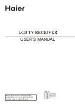 Preview for 1 page of Haier LT19A1 User Manual