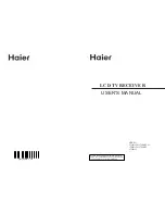 Haier LT19M1CW User Manual preview