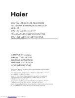 Preview for 1 page of Haier LT22R3CWW2 User Manual