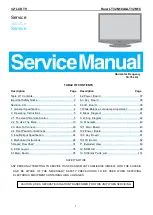 Preview for 1 page of Haier LT32M1CA Service Manual