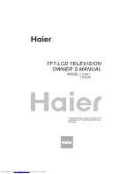 Haier LT32R1 User Manual предпросмотр