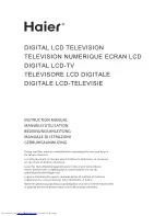 Preview for 1 page of Haier LT32R3B User Manual