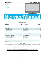 Preview for 1 page of Haier LTF47K1 Service Manual