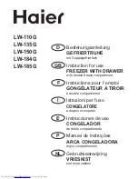 Haier LW-110G Instructions For Use Manual предпросмотр