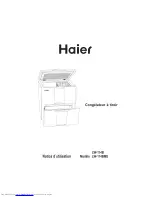 Preview for 1 page of Haier LW-114B (French) Notice D'Utilisation