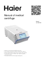 Preview for 1 page of Haier LX-165T2R Manual