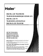 Haier LY22K3CWW2 User Manual preview