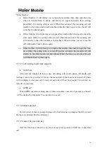 Preview for 36 page of Haier M1121 User Manual