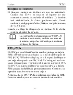 Preview for 17 page of Haier M350 Manual Del Usuario