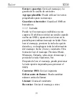 Preview for 23 page of Haier M350 Manual Del Usuario