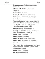 Preview for 24 page of Haier M350 Manual Del Usuario