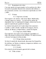 Preview for 37 page of Haier M350 Manual Del Usuario