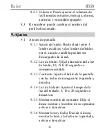 Preview for 42 page of Haier M350 Manual Del Usuario