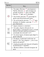 Предварительный просмотр 6 страницы Haier M350 (Spanish) Manual Del Usuario
