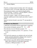 Preview for 15 page of Haier M350 (Spanish) Manual Del Usuario