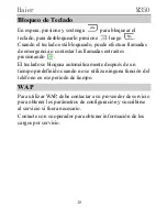 Preview for 18 page of Haier M350 (Spanish) Manual Del Usuario