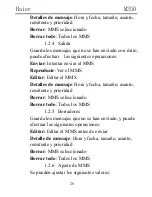 Preview for 28 page of Haier M350 (Spanish) Manual Del Usuario