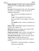 Preview for 35 page of Haier M350 (Spanish) Manual Del Usuario