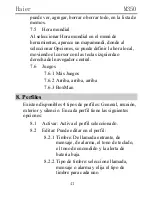 Preview for 41 page of Haier M350 (Spanish) Manual Del Usuario