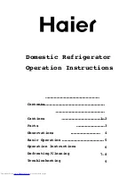 Haier MM60001ENG Operation Instructions Manual предпросмотр