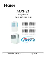 Haier MRV II AV08NMVERA Manual preview