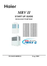Preview for 1 page of Haier MRV II AV08NMVERA Startup Manual