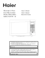 Preview for 1 page of Haier MWG7026TW-B Owner'S Manual