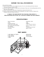 Preview for 7 page of Haier MWG7026TW-B Owner'S Manual