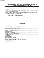 Preview for 2 page of Haier MWG7036RW/B Owner'S Manual