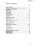 Preview for 4 page of Haier MWG7047TW / B User Manual