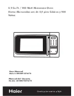 Preview for 1 page of Haier MWM0925TB User Manual