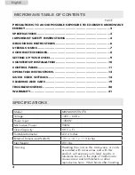 Preview for 4 page of Haier MWM0925TB User Manual