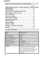 Предварительный просмотр 58 страницы Haier MWM12001SCGSS User Manual