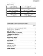 Preview for 3 page of Haier MWM6600 User Manual