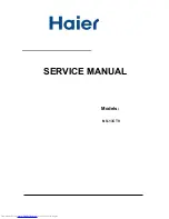 Haier NS-13CTV Service Manual предпросмотр