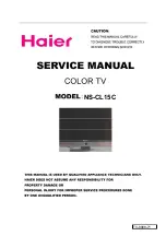 Haier NS-CL15C Service Manual предпросмотр