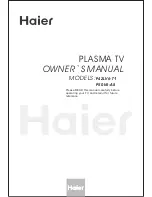 Haier P42LV6-T1 Owner'S Manual preview