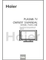 Haier P42V6-A8K Owner'S Manual preview