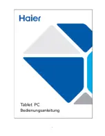 Preview for 1 page of Haier PAD702 Manual