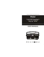 Preview for 1 page of Haier PDTB7 User Manual