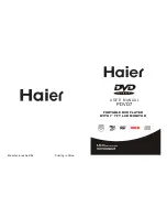 Предварительный просмотр 1 страницы Haier PDVD7 Manual