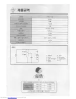 Предварительный просмотр 21 страницы Haier PFR-162 (Korean) User Manual