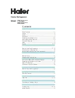 Haier PRCS25TDAS - Appliances - Refrigerators User Manual preview