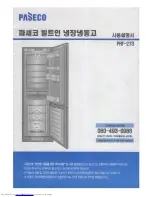 Предварительный просмотр 1 страницы Haier PRF-273 (Korean) User Manual