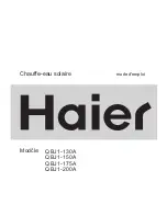 Haier QBJ1-200A Mode D'Emploi предпросмотр