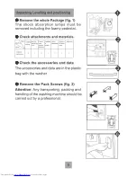 Preview for 7 page of Haier QFQ100 Operating Instructions Manual