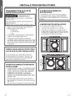 Предварительный просмотр 14 страницы Haier QFT15 Series Owner'S Manual & Installation Instructions