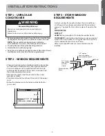 Предварительный просмотр 7 страницы Haier QHV05LX Installation And User Manual