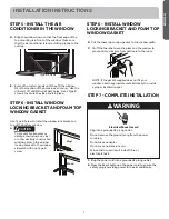 Предварительный просмотр 9 страницы Haier QHV05LX Installation And User Manual